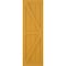 Ekena Millwork True Fit PVC Two Equal Panel Farmhouse Fixed Mount Shutters w/ Z-Bar, Turmeric , 12W x 36H, PR TFP102FH12X036TU - alternate 6